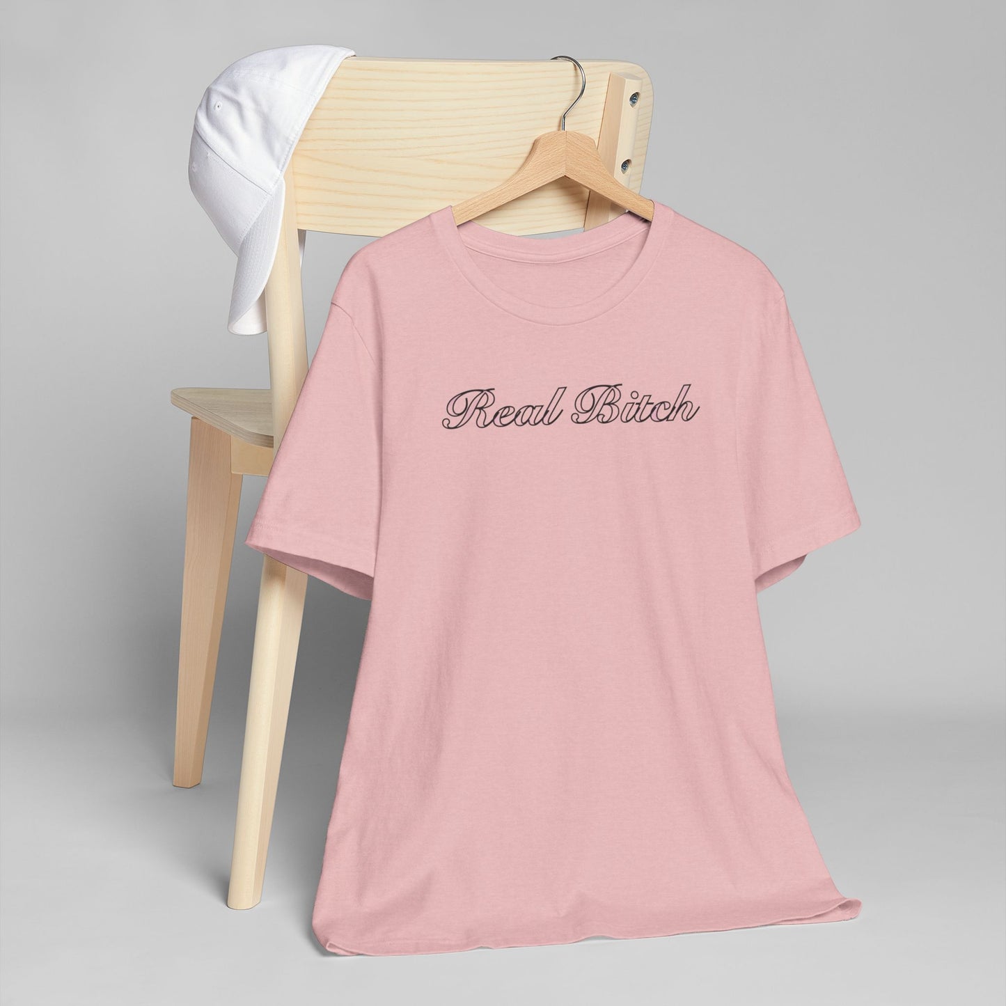 Real B*tch Unisex Jersey T-Shirt - Casual Statement Tee